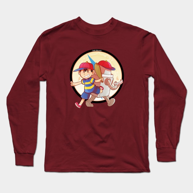 I Am Earthbound Long Sleeve T-Shirt by LazyNinjartist